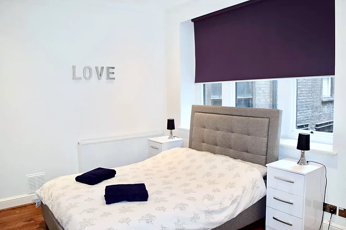 Double bedroom with bedside tables