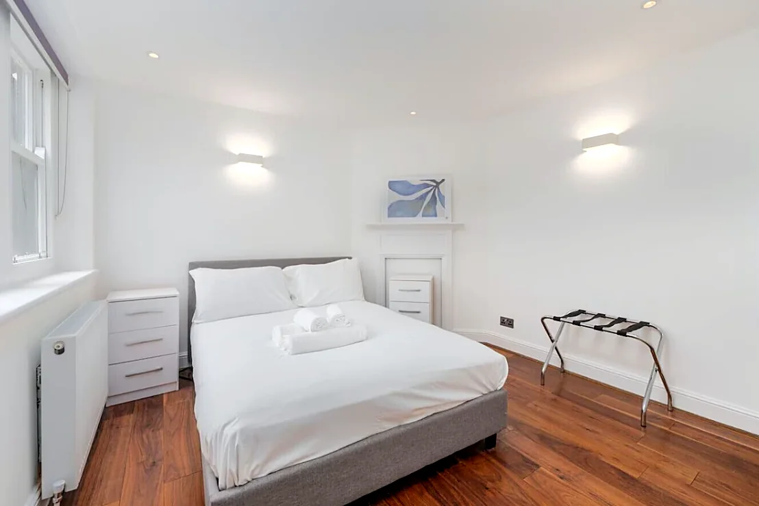 Bedroom with bedside tables
